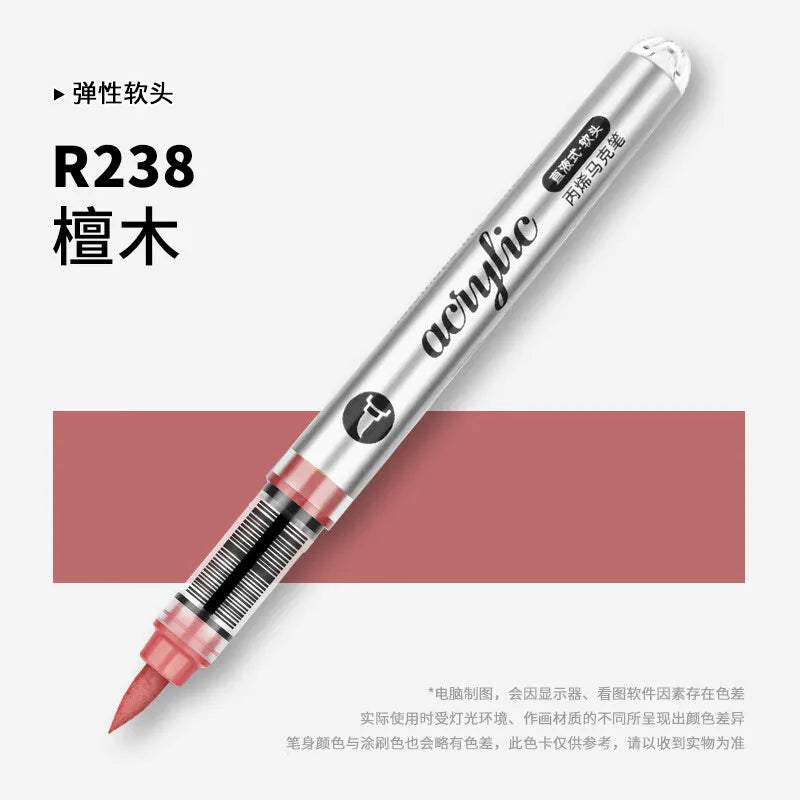 1 PC 120 Colors Acrylic Paint Marker Pens Professional Drawing Pens for Graffiti Manga School Aesthetic Stationery Art Supplies