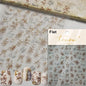Jelly Butterfly 5D Nail Art Sticker Rhinestone Crystal Charming Shiny Insect Animals DIY Self Adhesive Decoration Manicure Decal