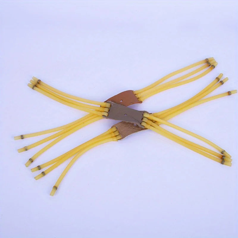 2pcs Slingshot Card Bead Rubber Band Slingshot Replaces Elastic Rubber Band, Round Rubber Band and Slingshot Accessories