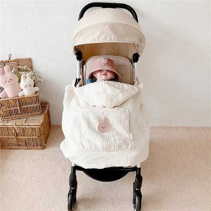 Multifunctional Infant Baby Carriers Blanket Cute Cartoon Korean Anti-mosquito Windproof Stroller Blanket Newborn Shawl Blanket
