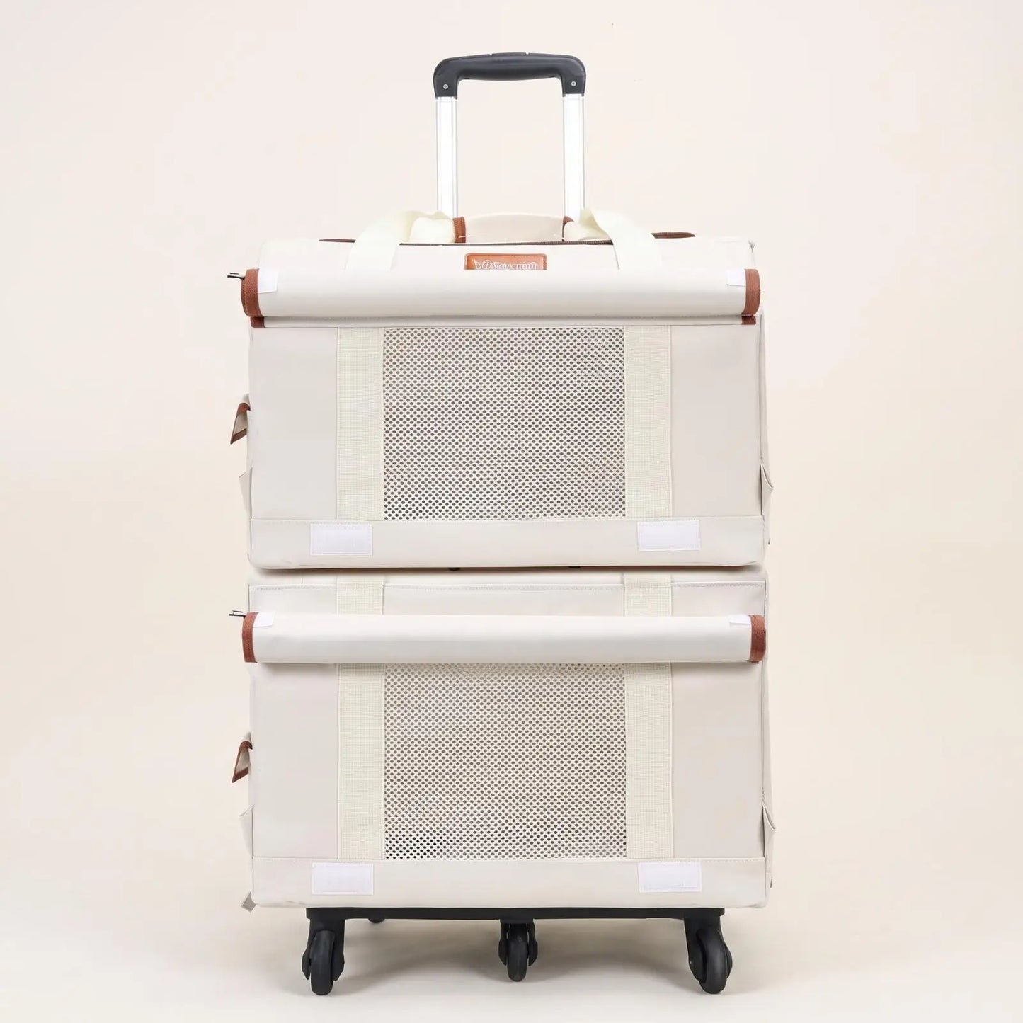 Travel Container Breathable Mesh Cat Bag Pet Carrier with Wheels Pet Moving Carrier for Transport of Cats