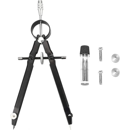 Math and Precision Compass Professional Geometry Set with Lock Metal and Durable Technical Drawing Accessories