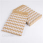 50 Pcs Red Blue Green Thank You Kraft Paper Bags Cute  Happy Birthday Gift Pouch Retro Party Favor Bag Candy Cookie Supplies