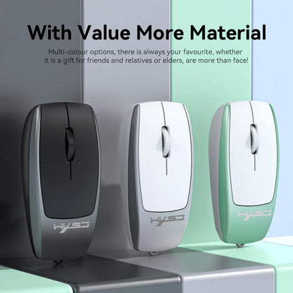 New Arrival HXSJ M109 Mini Wireless Mouse TF Card Reading Function 4D Mute Buttons 120mAh Rechargeable for Laotop Office