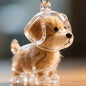 (HB05)Clear Puppy Hair Memorial Keepsake Capsule Pet Dog Fur Container DIY Pendant Keychain Decor Pet Lovers Home Display Gifts