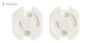 Baby Safety Socket Covers 10pcs Electrical Plastic Outlet Protectors Child Safe Socket Security Protection