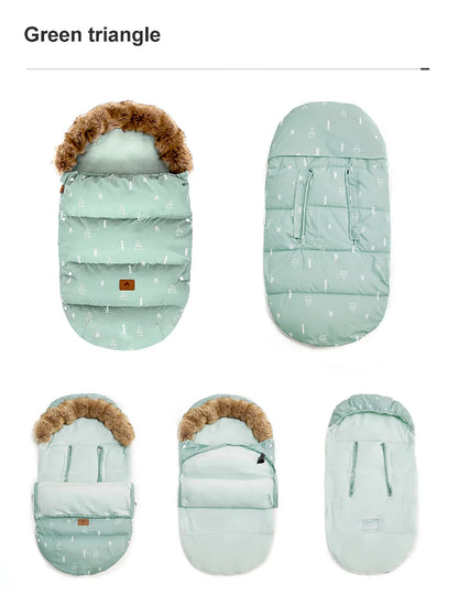 0-24Months Baby Carriage Sack Winter Warm Thicker Envelope For Discharge Stroller Footmuff Universal Pram Cover Accessories