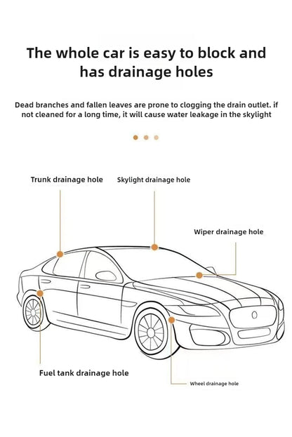 2m Car Sewer Unclogger Cleaning Brush Car Sunroof Long Hose Drain Hole Drain Unclogger Car Pipe Tool Cleaner Auto Accessories