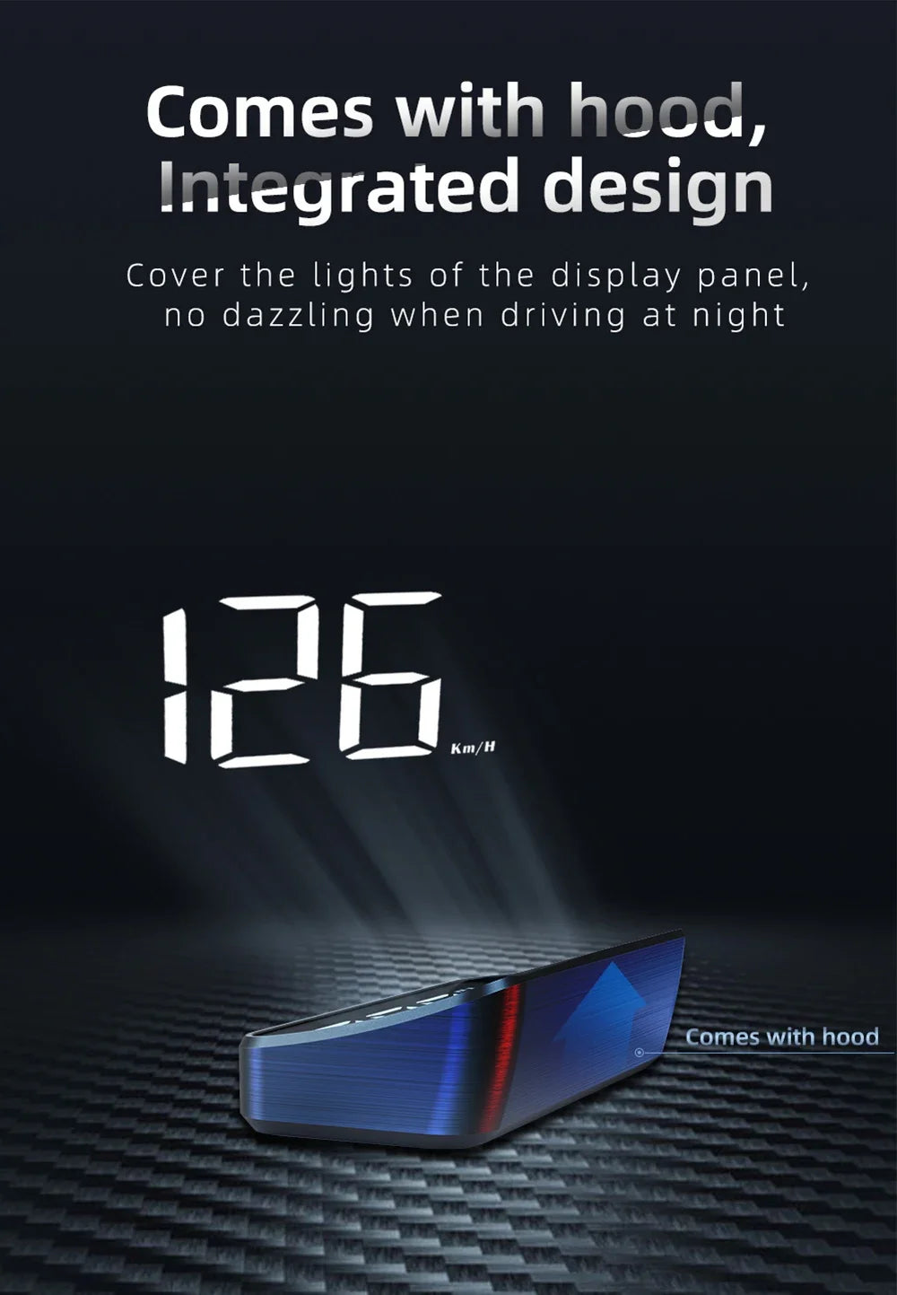  M2 Universal GPS HUD Car Speedometer Projector With Speed KMH Head Up Display Car USB Cable Plug & Play GPS & Beidou System