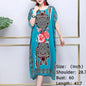 Casual Elegant Bohemian Printed Ethnic Style Retro Floral Woman Summer Street Wear Batwing Sleeve Loose Tunic Maternity Dress
