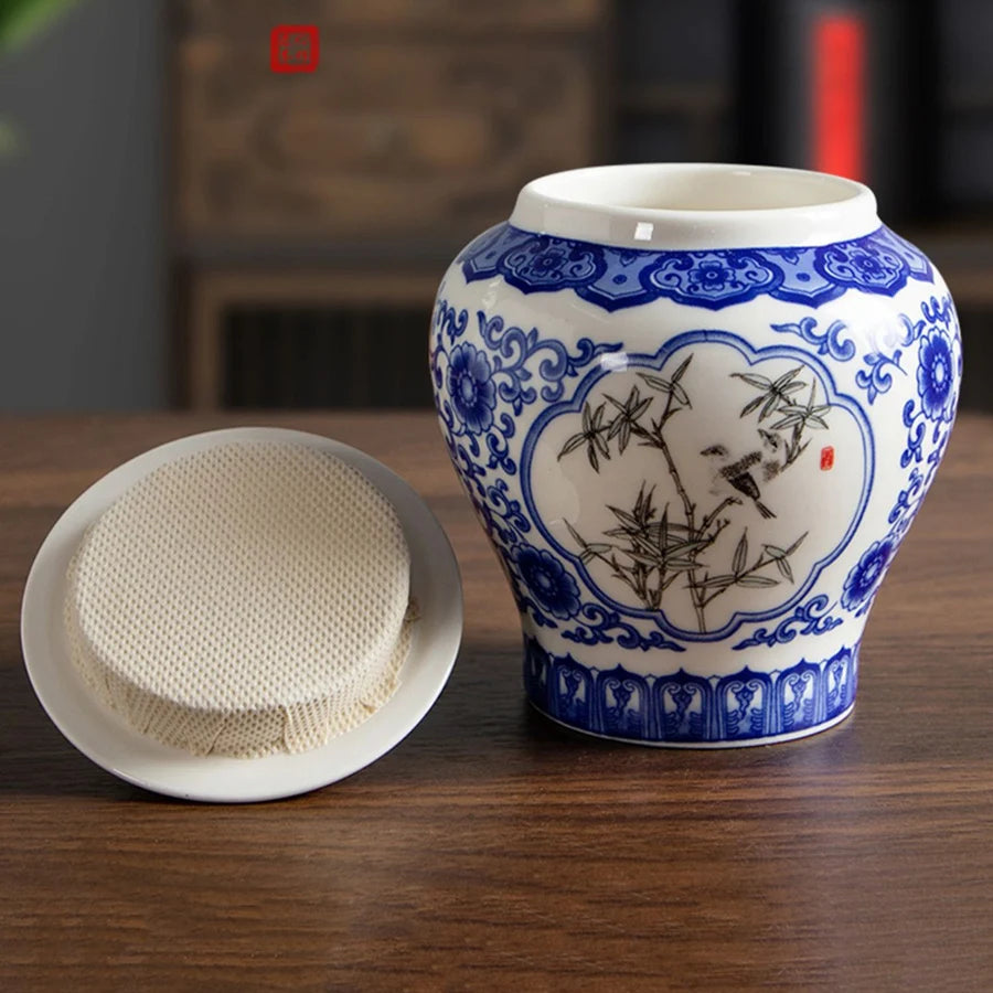 Large Ceramic Ashes Urn Holder Memorial Ash Caskets Urns Cremation For Human Pet Keepsake Sealed Memory Souvenirs Funeral Gift