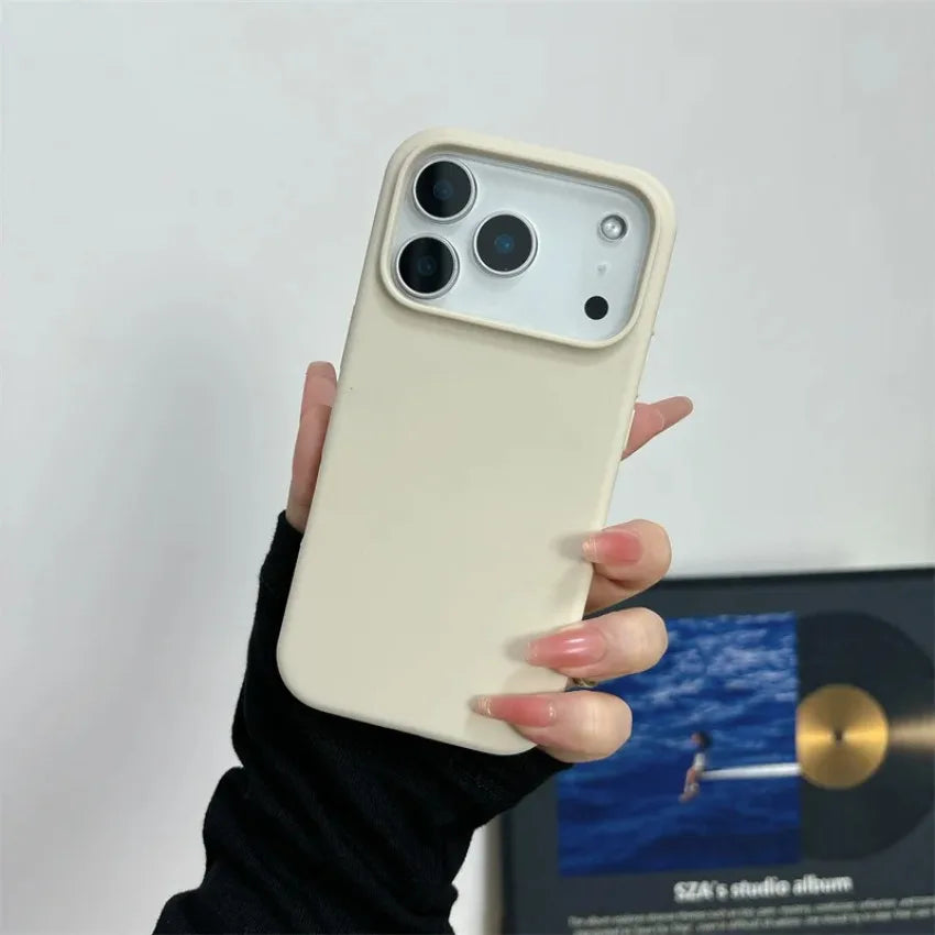 Liquid Silicone Magnetic Phone Case For iPhone 17 Air 16 13 15 14  Pro Max Plus for Magsafe Shockproof Protective Cover Funda
