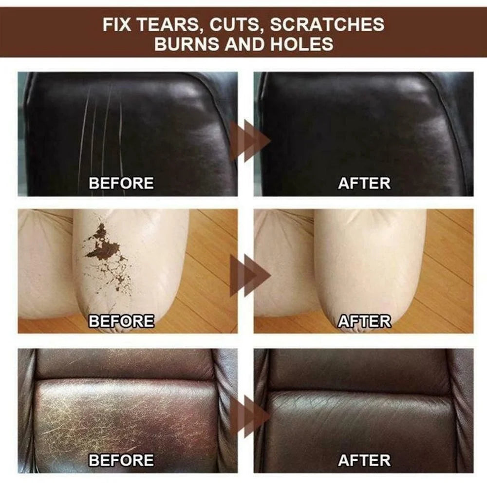 20ml Leather Repair Gel Filler Cream Restore Car Seat Sofa Scratch Scuff Hole