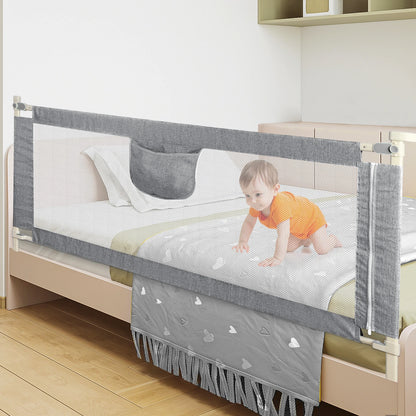 150 / 180/200/cm bed Protection toddler room accessory for boys and girls gray Pink blue bed