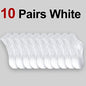 10/20/30 Pairs Neutral Solid Color Mid Calf Round Neck Socks Spring Autumn Sweat Absorbing Breathable All Season Sports Socks