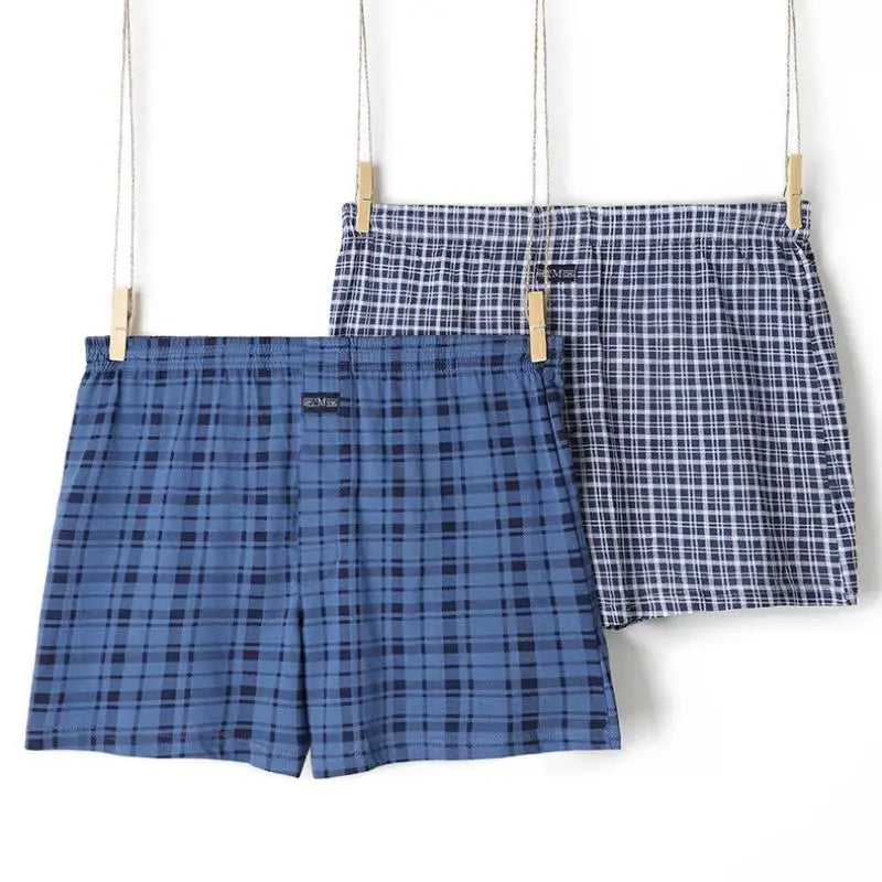 1/2/3/4PCS Plus Size M-XXXL Cotton Aro Pants Men's Underwear Flat Pants Skin Friendly Comfortable Loose Home Large Waistband