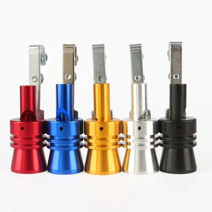 M/L Size Universal Simulator Whistler Exhaust Fake Turbo Whistle Pipe Sound Muffler Blow Off Tunning