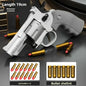 Continuous Firing ZP5 357 Revolver Launcher Pistol Soft Dart Bullet Toy Gun for Kids Adults CS Outdoor Battle Game Play