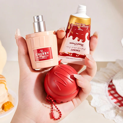 Dubai Arabia Gourmet Eau De Toilette 50ml Cherry Croissant Strawberry Chocolate Scent Cute Delicate Pendant Body Perfume Spray