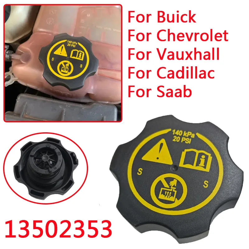 Car Engine Radiator Cap Coolant Recovery Tank Cap For Vauxhall  Astra Insignia Buick Chevrolet Cruze Opel Astra Cadillac Saab