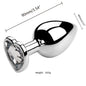 3PCS S/M/L Metal Anal Plug Butt Plug Sex Toy Butt Toy for Women Men Couples Adult Game Masturbator Anal Diamond Sex Shop 18+