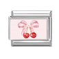 Y2K Red Pink Heart Dog Cat Flowers Italian Charm Link Fit 9mm Stainless Steel Jewelry DIY Making Bracelets For Gifts