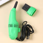 Keyboard Cleaner Mini USB Keyboard Vacuum Cleaner Portable Computer Cleaning Brush for Laptop PC Desk Dust Removal