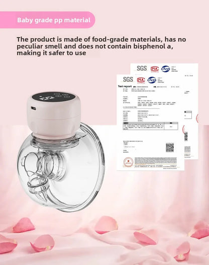 Wearable Electric Breast Pump Painless Double-Sided, Fully Automatic, Hands-Free Breast Collector for Breastfeeding Accessories