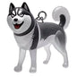 Clear Pet Hair Keychain Cute Dog Fur Keepsake Holder Creative Transparent Pet Hair Memorial Collection Pendant For Dog/Cat