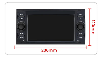 Junsun CarPlay Android Auto Radio for Ford Focus Mondeo Fiesta Transit Kuga C-Max S-Max Galaxy GPS Car Multimedia 2din autoradio