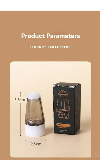 Scalp Applicator Hair Regrowth & Styling Solution Guide Comb Hexagon Head Oil Roller Ball Massage Comb Massage Relaxation Tools