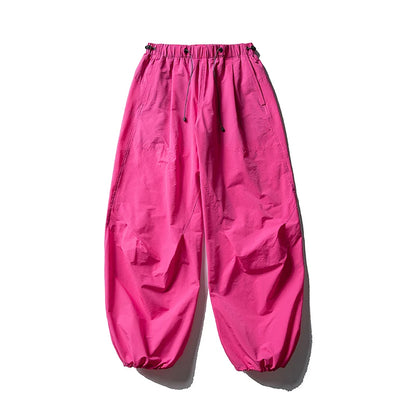 Men Streetwear Fashion Loose Casual Lightweight Quick Dry Sport Pants Women Outdoor Techwear Cargo Baggy Pant Boy Girl Trousers