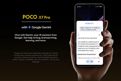 POCO X7 Pro 5G NFC 256GB 12GB 512GB Dimensity 8400-Ultra 6.67" 120Hz Display 6000mAh 5G NFC