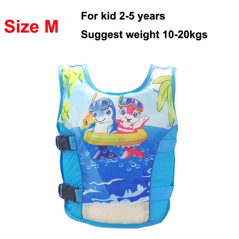 Boy Girl Non Inflatable Swim Vest Safer Baby Float Vest Swimwear Kids Good Swimming Learning Helper Swimming Pool Accessories