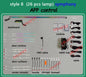 LED For Audi A4 S4 A5 S5 B9 2016-2023 Center Console Dashboard Ambient Light Strip Decorative Cover Lift Tweeter Speaker Lamp