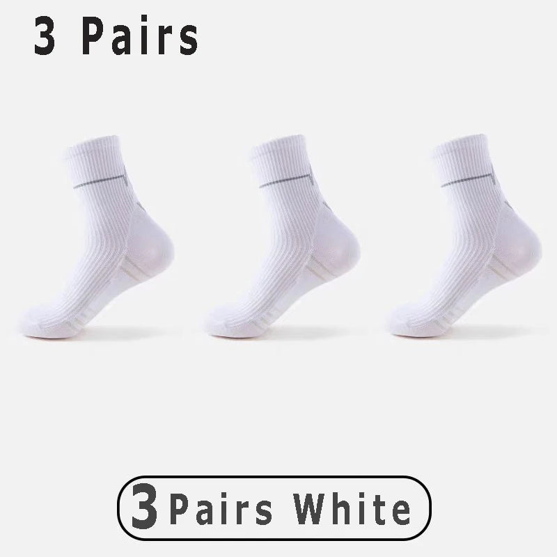 1/3/10 Pairs Professional Running Socks Men's Women Marathon Whiteline Cycling Socks Men Lady Sport Running Sports Socks