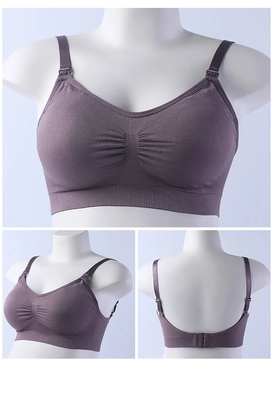 Breathable Maternity Pregnant Bras Comfort Breastfeeding Sleep Bralette Women Wireless Seamless Nursing Underwear