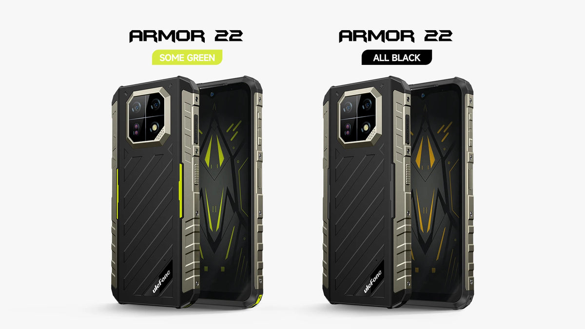 Ulefone Armor 22 Android 14,16GB (8+8GB RAM ),128GB/256GB ROM, 6.58" 120Hz ,6600mAh 33W,NFC,64MP Night Camera, Global Version