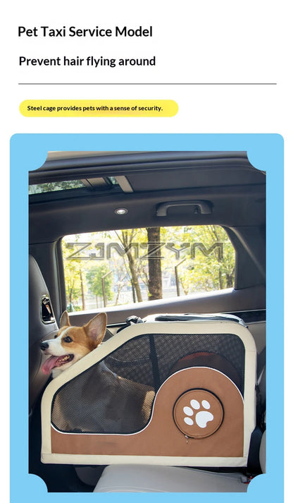Portable Pet Trolley Case, Fashionable Detachable Dog Trolley Case, Foldable Pet Bag Cat Travel Carrier Bag