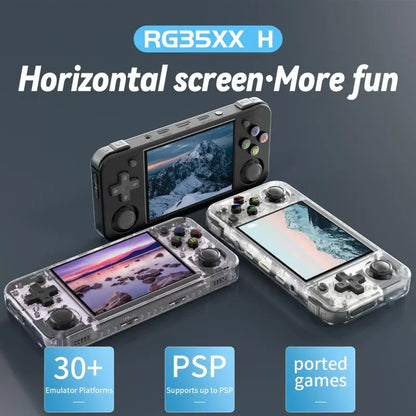 Anbernic RG35XX H Handheld Game Console 3.5" IPS Screen Linux 64-bit 3300mAh Retro Gaming Player Supports HD TV-Output Kids Gift