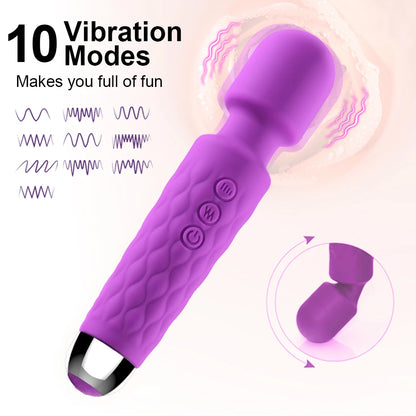Wireless Dildos AV Vibrator Magic Wand for Women Clitoris Stimulator G Spot Massager Vibrator Female Masturbator Adult Sex Toys