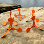 2/4mm Thick Hunting Shooting Metal Target Multi-Faceted Shooting Rolling Target Slingshot BB Air Gun Training Accessories