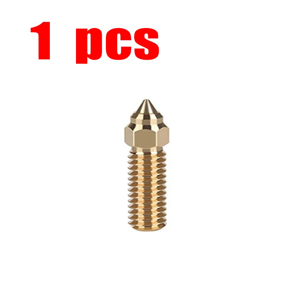 For Creality Ender 3 V3 KE K1/k1 Max Nozzle 0.4 0.6 0.8mm Nozzles Hard Steel Copper Plated Brass Genius Pro Vyper K1 Pro Hotend