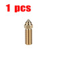 For Creality Ender 3 V3 KE K1/k1 Max Nozzle 0.4 0.6 0.8mm Nozzles Hard Steel Copper Plated Brass Genius Pro Vyper K1 Pro Hotend