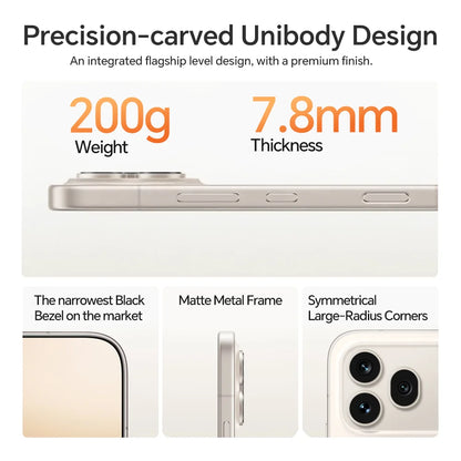 HONOR 600 Pro 5G Smartphone Snapdragon 8 Elite 200MP AI Ultra Night 6400mAh 80W Supercharge 50W Wireless 6.57"AMOLED AI Button