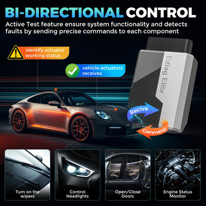 KINGBOLEN Ediag Elite All system 10+ Reset OBD2 Scanner FCA CAN FD Bidirectional Diagnostic tool Lifetime free update PK AIOBD