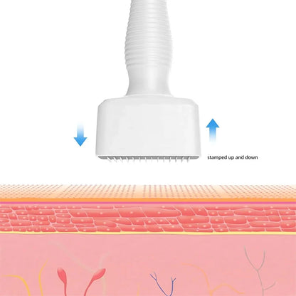 New 140A Adjustable Microneedle Derma Stamp 140 Pins Needles Derma Stamp Skin Care Home Use For Face Beauty Personal Care