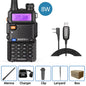 Baofeng Walkie Talkie UV 5R 5W 8W Dual Band Ham Two Way Radio Vhf Uhf FM Radio Handheld Transceiver Hunting 16KM