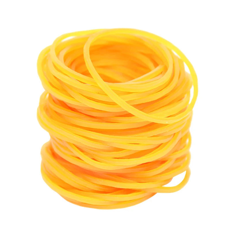 High-elasticity Durable and High-temperature Resistant Yellow Rubber Band Industrial Toys Are Widely Used Set 100/300/666 Pieces