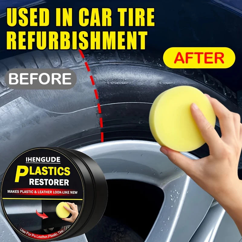 Car Plastic Scratch Repair Paste Interior Dashboard Plastic Scratch Removal Paste Plastic and Leather Maintenance